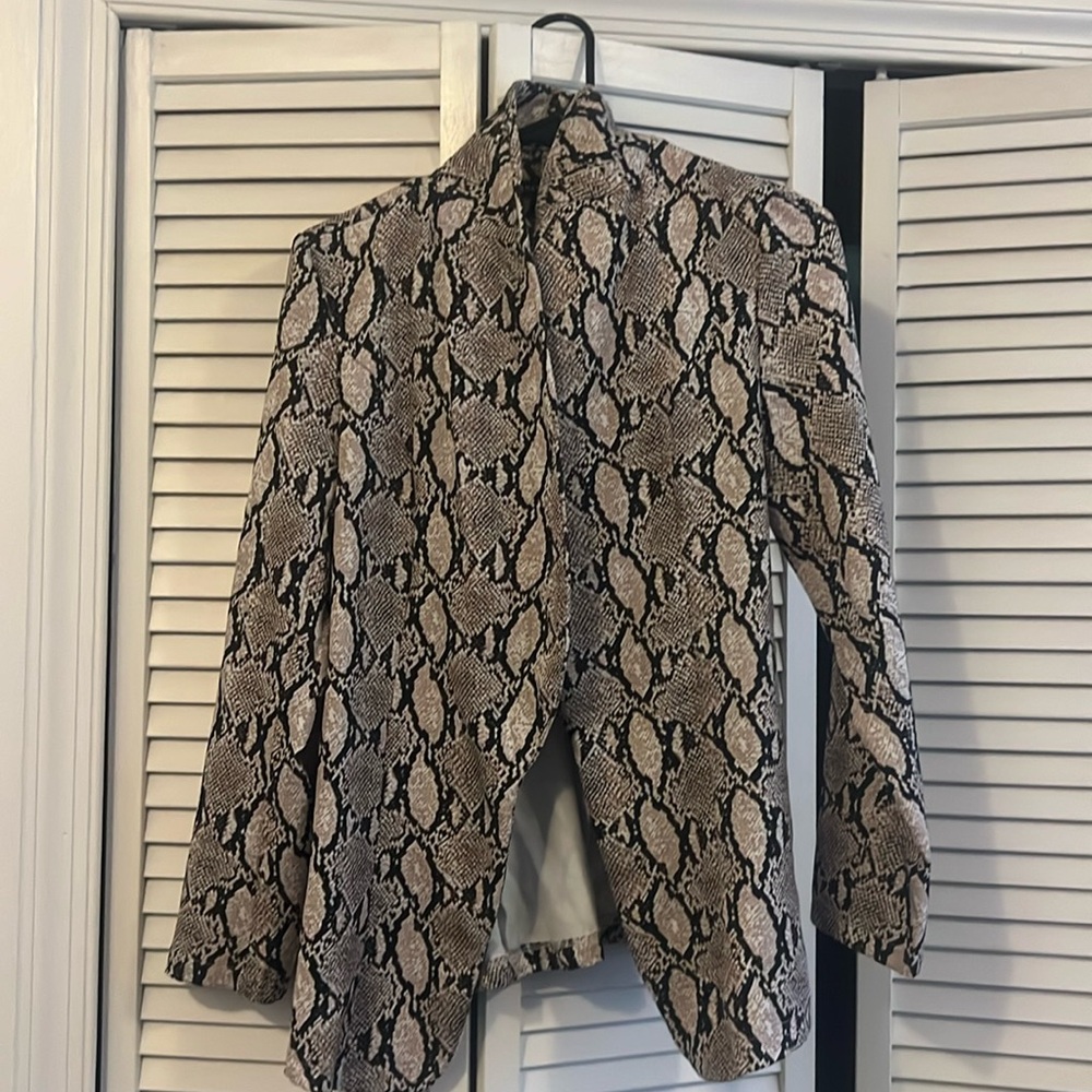 Python blazer worn 3x